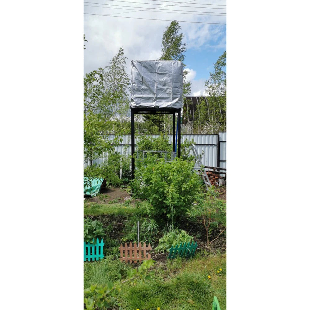 Cubierta de tanque IBC para jardín al aire libre, cubierta impermeable de 1000 litros, contenedor de agua de lluvia IBC, barril de tonelada, lámina protectora solar, cubiertas antipolvo