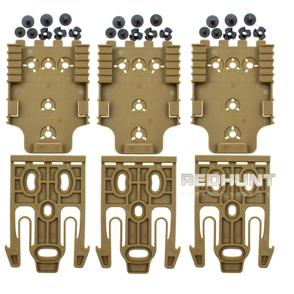 QLS Kit de accesorios para funda de pistola, adaptador de funda de pistola, Kit de sistema de bloqueo rápido con polímero QLS 19 y 22