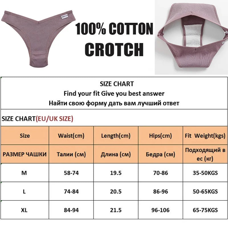 5 unids/set de bragas de lencería de algodón, ropa interior Sexy para mujer, Tangas, calzoncillos femeninos, bragas tipo Tanga, Bikini sólido de 13 colores