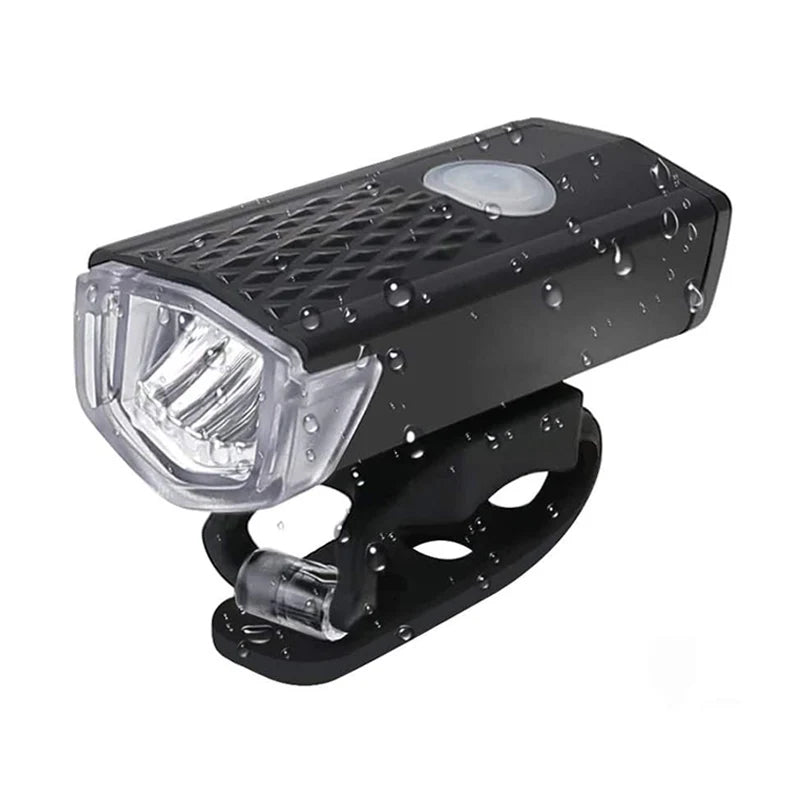 Juego de luces delanteras para bicicleta con luz trasera, recargable por USB, fácil de instalar, 3 modos, accesorios para bicicleta de carretera MTB