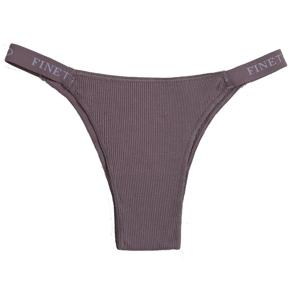 5 unids/set de lencería Sexy para mujer, bragas de algodón con letras Finetoo, calzoncillos femeninos de cintura baja, ropa interior cómoda, ropa interior íntima para mujer