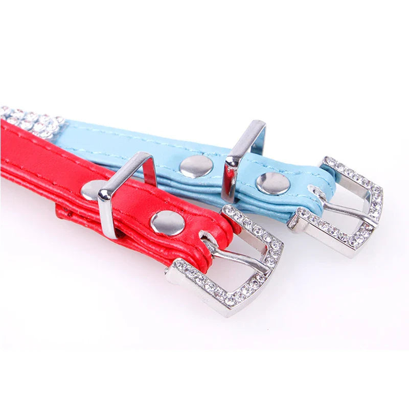 Arnés ajustable con diamantes de imitación para perro, Collar para mascotas, chaleco para Chihuahua, perros pequeños y medianos, correa para el pecho, correa para caminar.
