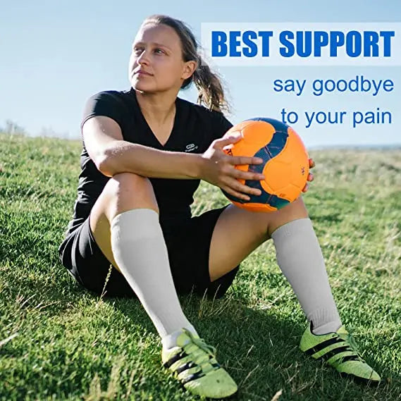 1 par de calcetines de compresión calcetines deportivos medias de enfermería médica previenen las venas varicosas calcetines embarazo enfermería atlético fútbol SOX