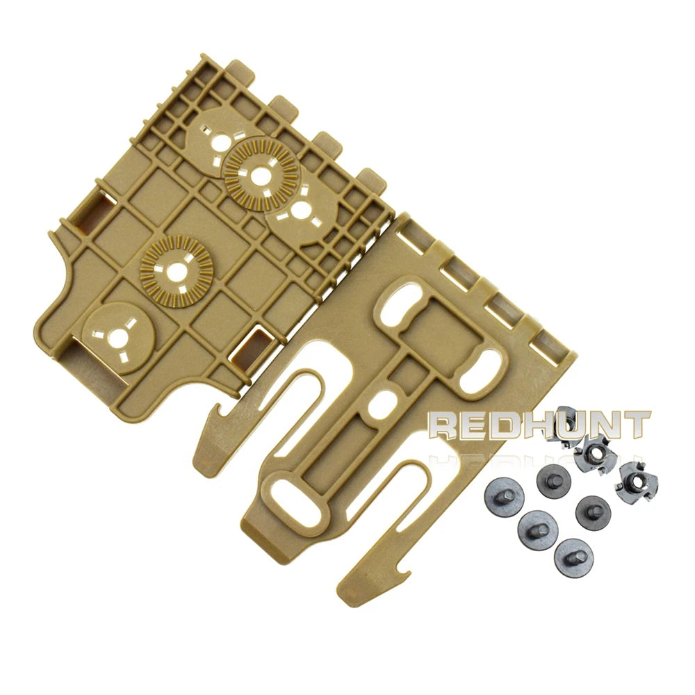 QLS Kit de accesorios para funda de pistola, adaptador de funda de pistola, Kit de sistema de bloqueo rápido con polímero QLS 19 y 22
