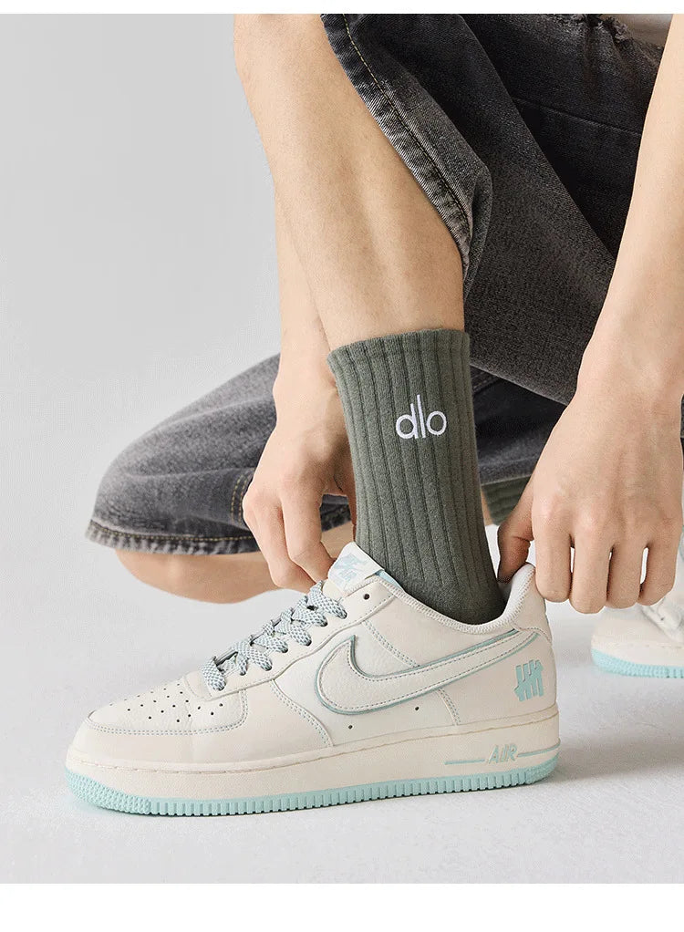 Calcetines dlo de algodón puro antiolor, aptos para todas las estaciones, medias 100% algodón, para jóvenes estudiantes, talla grande, calcetines de baloncesto.