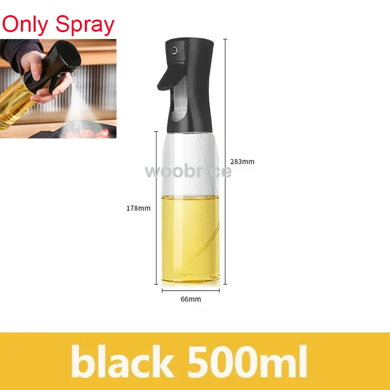 Dispensador de aceite en aerosol 2 en 1 para cocina, pulverizador de aceite o solo cepillo pulverizador para freír al aire, ensaladas, asar, cocinar en la cocina