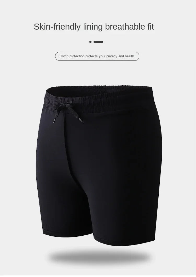 Trajes de Baño para Hombre de Secado Rápido, Shorts Deportivos con Forro de Compresión para Playa, Piscina, Correr y Gimnasio