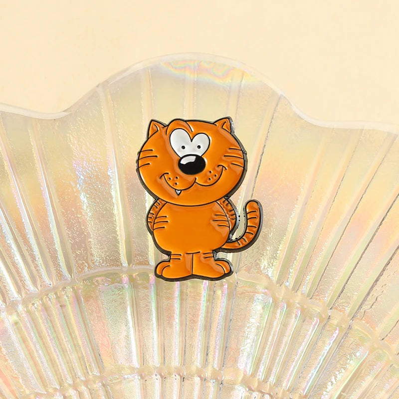 Broches de Esmalte de Dibujos Animados de Comedia, Lindos Broches de Anime de Perro, Gato, Pato, Doctor, Oso, para Ropa, Solapa, Joyería, Regalos para Amigos