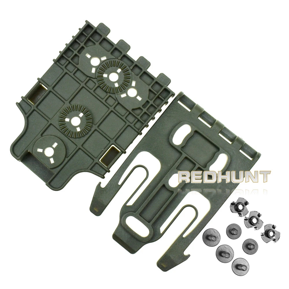 QLS Kit de accesorios para funda de pistola, adaptador de funda de pistola, Kit de sistema de bloqueo rápido con polímero QLS 19 y 22