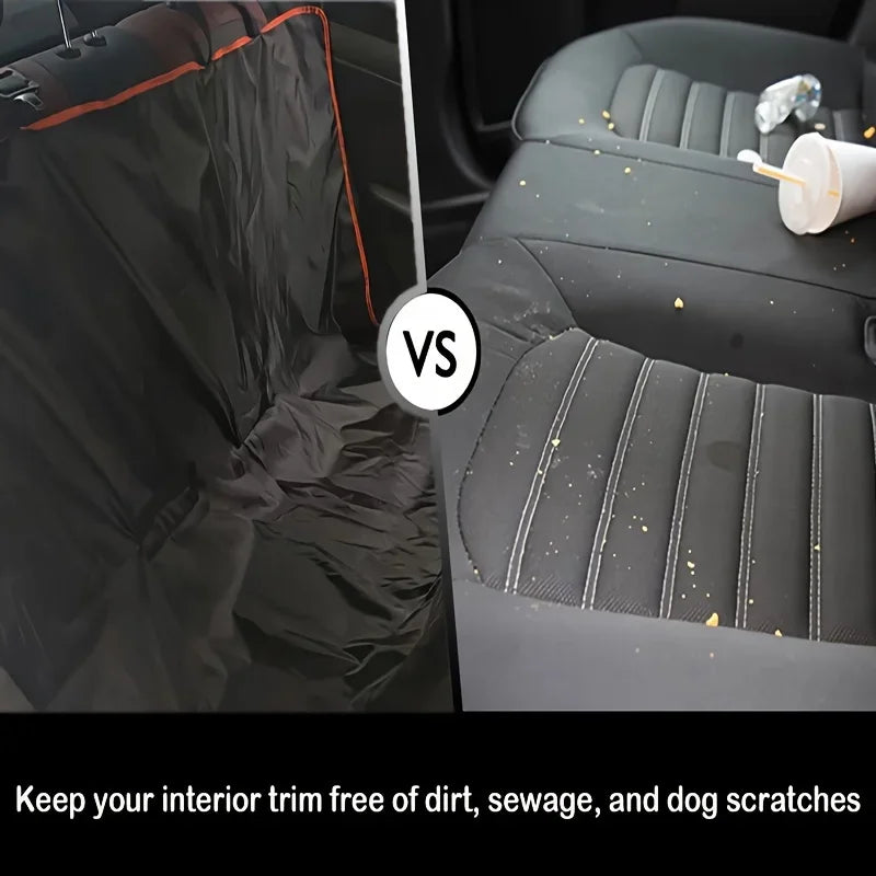 Funda Protectora Premium para Asiento de Coche para Perros, de Tela Oxford, Resistente al Agua y a los Arañazos, Tipo Hamaca, para Autos, Camionetas y SUVs