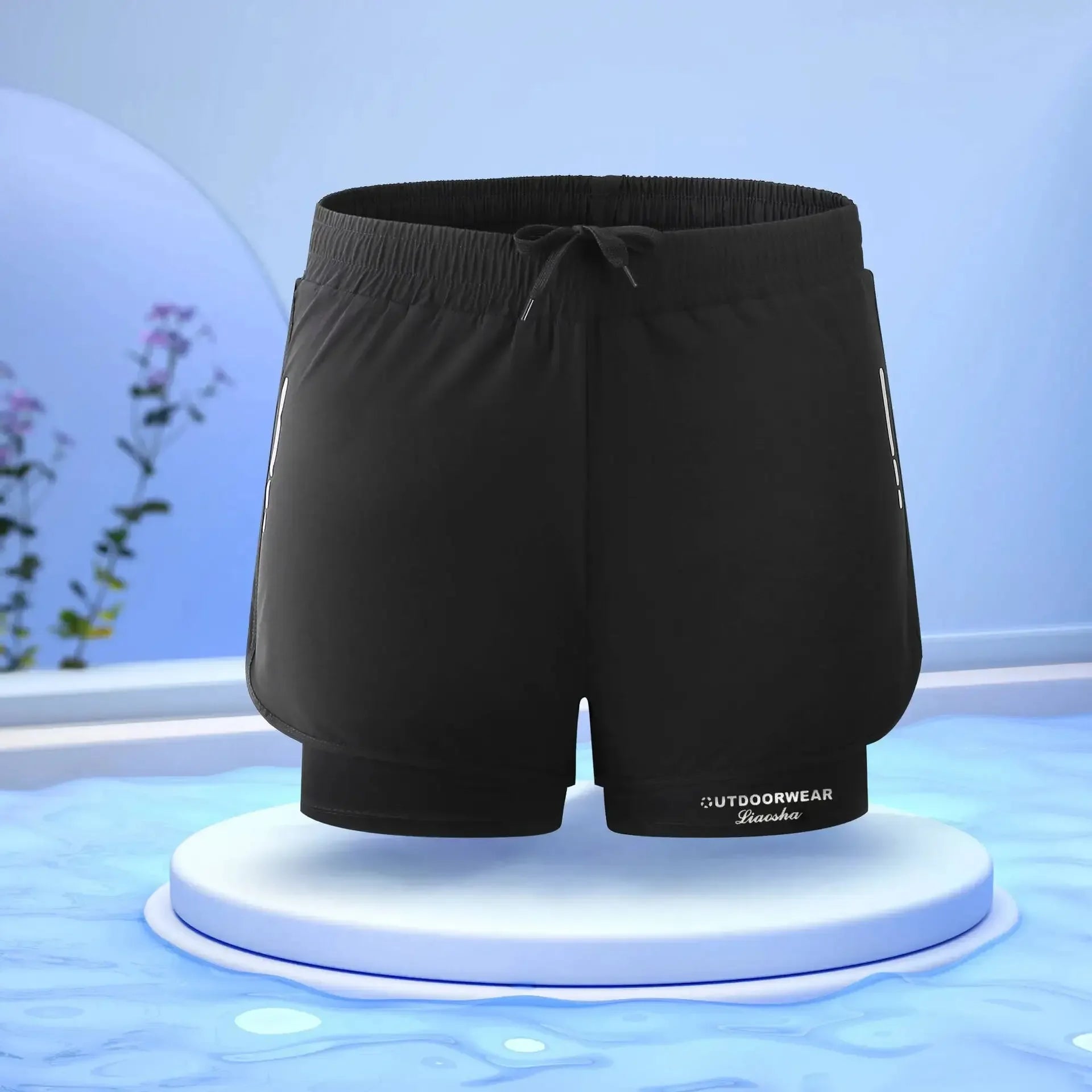 Trajes de Baño para Hombre de Secado Rápido, Shorts Deportivos con Forro de Compresión para Playa, Piscina, Correr y Gimnasio