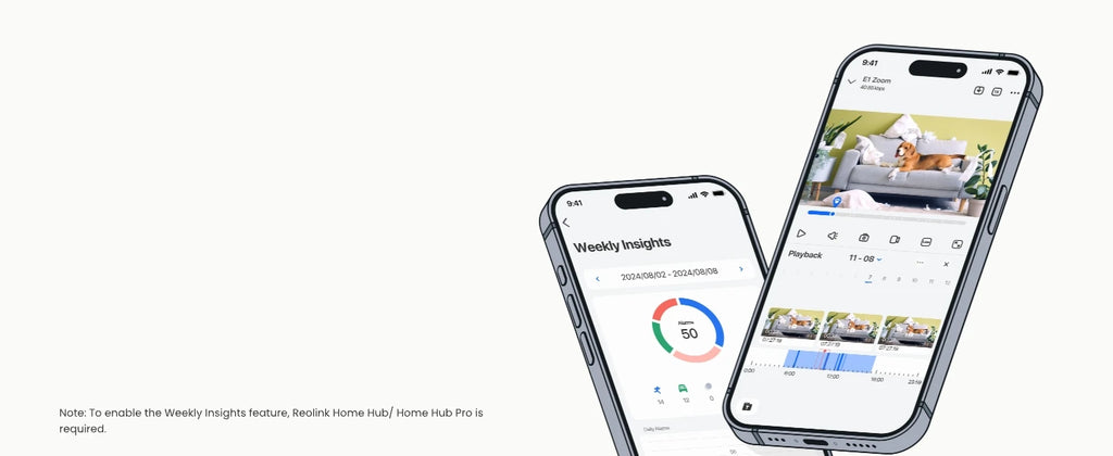 Cámara IP WiFi REOLINK E1 Pro 3K 5MP PT con Seguimiento Automático, Monitor para Bebés, Detección de Personas/Mascotas/Llanto, Audio Bidireccional, Cámara de Seguridad