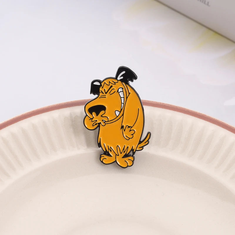 Broches de Esmalte de Dibujos Animados de Comedia, Lindos Broches de Anime de Perro, Gato, Pato, Doctor, Oso, para Ropa, Solapa, Joyería, Regalos para Amigos