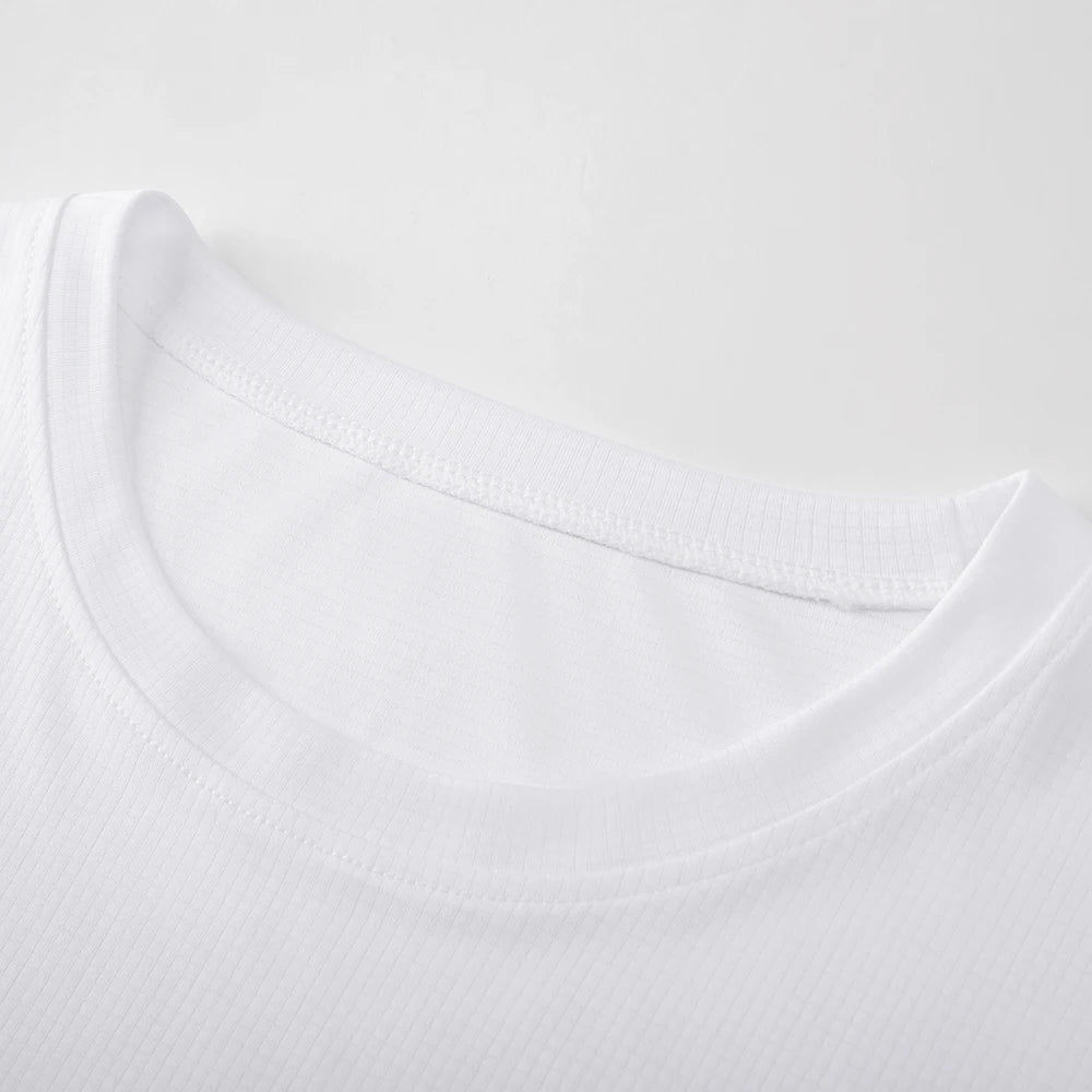 Camiseta interior de manga corta para hombre, camiseta atlética de secado rápido, ropa interior de seda ligera para correr, entrenar y Fitness, 1 unidad