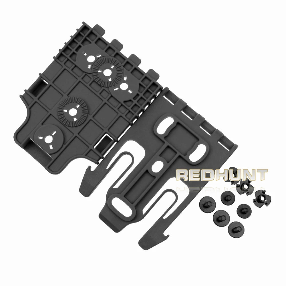 QLS Kit de accesorios para funda de pistola, adaptador de funda de pistola, Kit de sistema de bloqueo rápido con polímero QLS 19 y 22