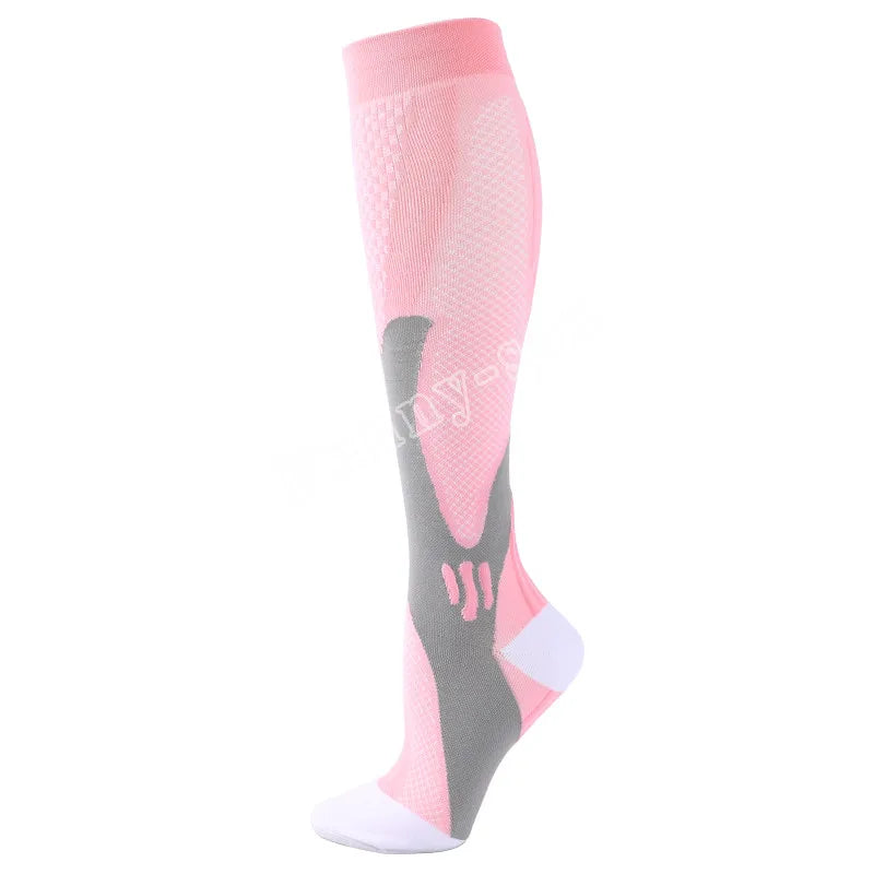 Calcetines de compresión para correr, calcetines deportivos para enfermería médica, 20-30mmHg, para viajes en vuelo, embarazo, Edema, Diabetes, venas varicosas