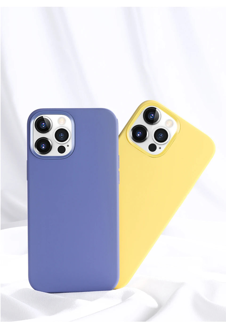 Funda de teléfono de silicona líquida de lujo para APPLE iPhone 11 13 12 14 15 16 Pro Max fundas para iPhone 15 Plus funda protectora a prueba de golpes