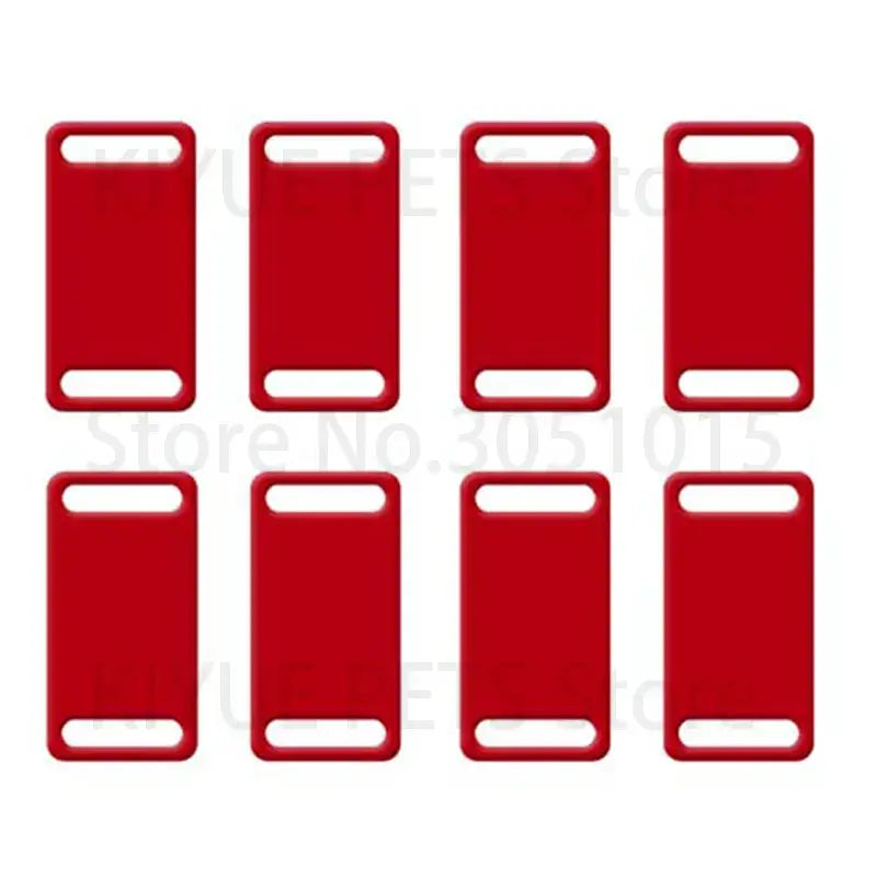 Etiquetas de identificación de aluminio para mascotas, placa de identificación grabada personalizada para perros, accesorios para Collar, 100 Uds., venta al por mayor.