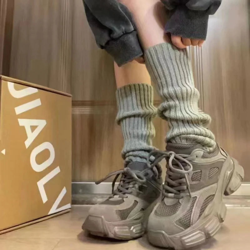 1 par de calentadores de pies de alta calidad, calcetines de burbujas de uniforme JK, calcetines sueltos coreanos de moda para chica Lolita, calcetines de elefante versátiles para mujer