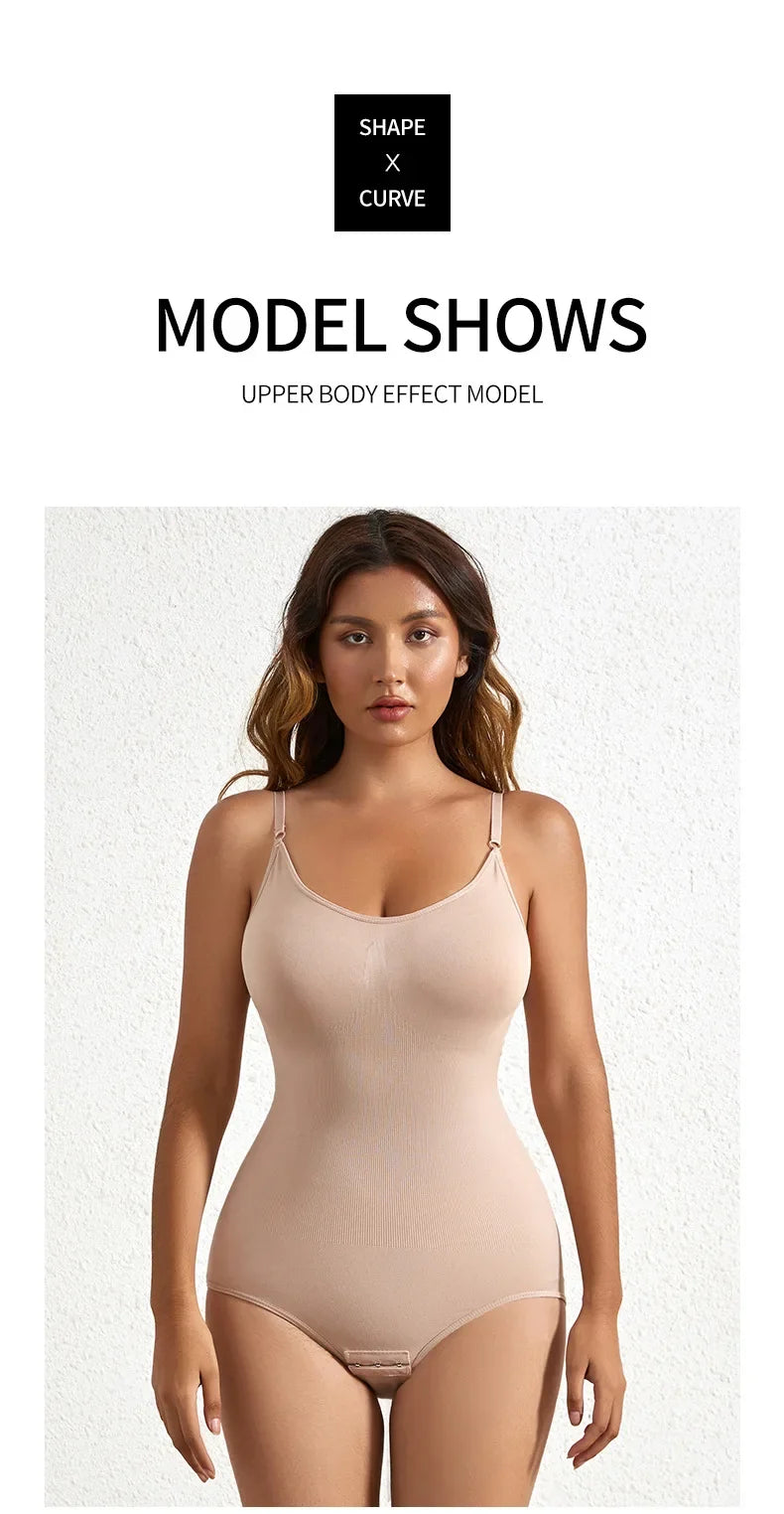 Body moldeador breve sin costuras sólido de 1 pieza, moldeador de cuerpo más delgado para levantamiento de glúteos y Control de barriga, ropa interior para mujer
