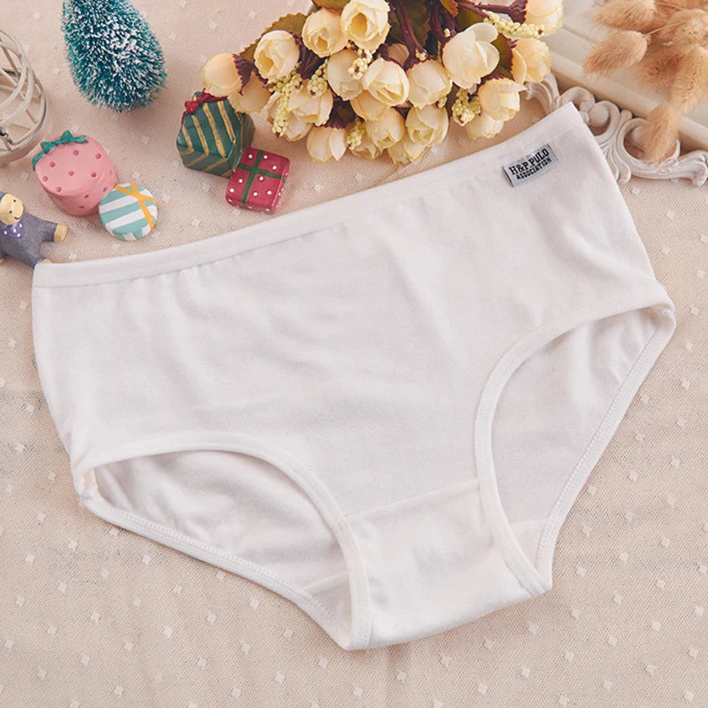 7 unids/lote de ropa interior de talla grande, bragas de algodón para mujer, lencería Sexy, pantalones cortos, ropa interior, bragas sólidas, M-4XL íntima femenina