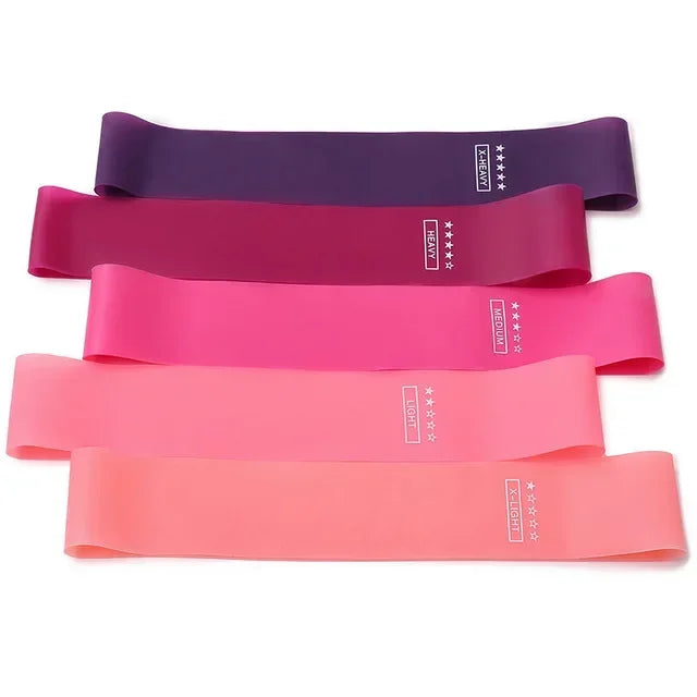 Equipo de entrenamiento físico portátil, bandas de resistencia de goma para Yoga, gimnasio, goma elástica, fuerza, Pilates, Crossfit, deportes de peso para mujeres