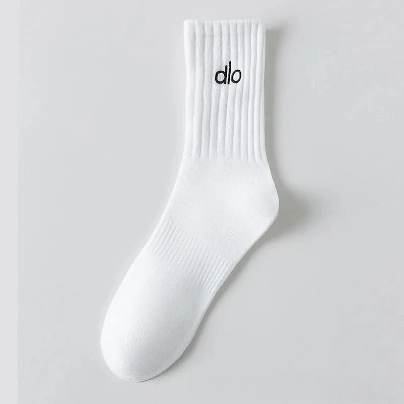 Calcetines dlo de algodón puro antiolor, aptos para todas las estaciones, medias 100% algodón, para jóvenes estudiantes, talla grande, calcetines de baloncesto.