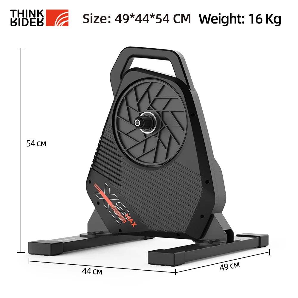 Nuevo ThinkRider X2Max Smart Bike Trainer MTB bicicleta de carretera entrenador doméstico medidor de potencia incorporado Compatible