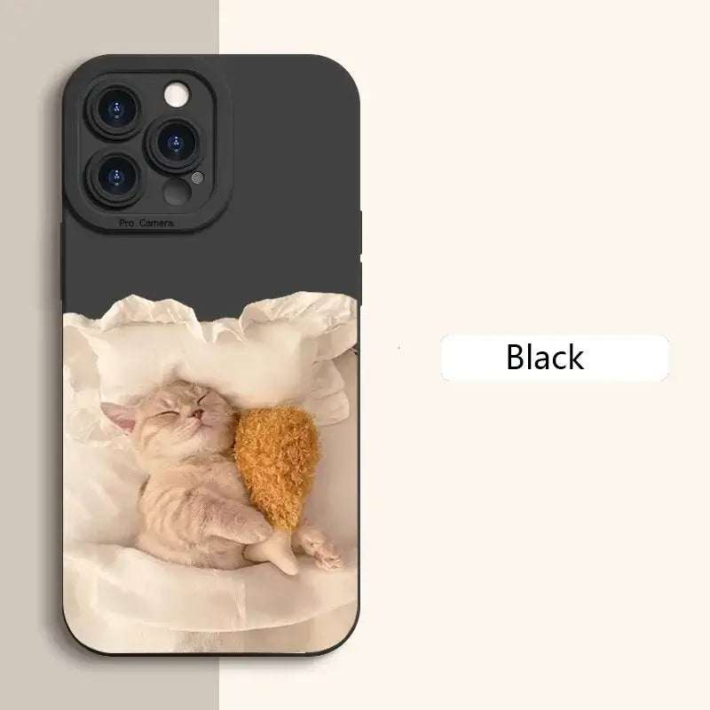 Funda de teléfono de silicona con dibujo de gato y perro para Samsung Galaxy A14 A34 A54 A13 A23 A33 A52 S23 Ultra S22 Plus S21 S20 FE