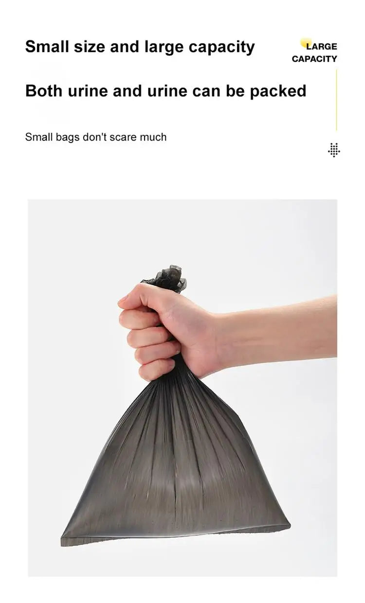 10 rollos 1 paquete de bolsa de basura para mascotas bolsa de caca de perro bolsas de basura de limpieza bolsa de basura desechable bolsa portátil