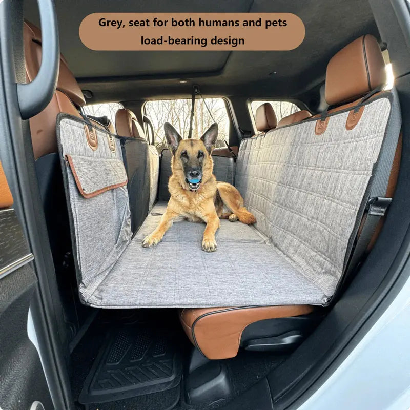 Funda para asiento trasero de coche, cubierta protectora de viaje para perros grandes con rodamiento de 130kg, estera duradera para coches, camiones, SUV, estera de protección impermeable para mascotas