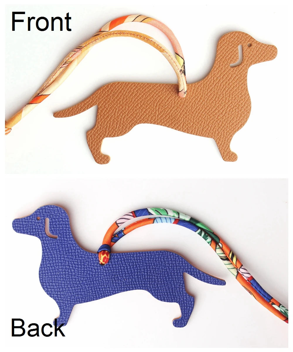 Llavero con doble cara de piel auténtica de grano completo de cocodrilo, gato de la suerte, cachorro, perro, caballo, mochila, colgante, Animal, bolso de mujer