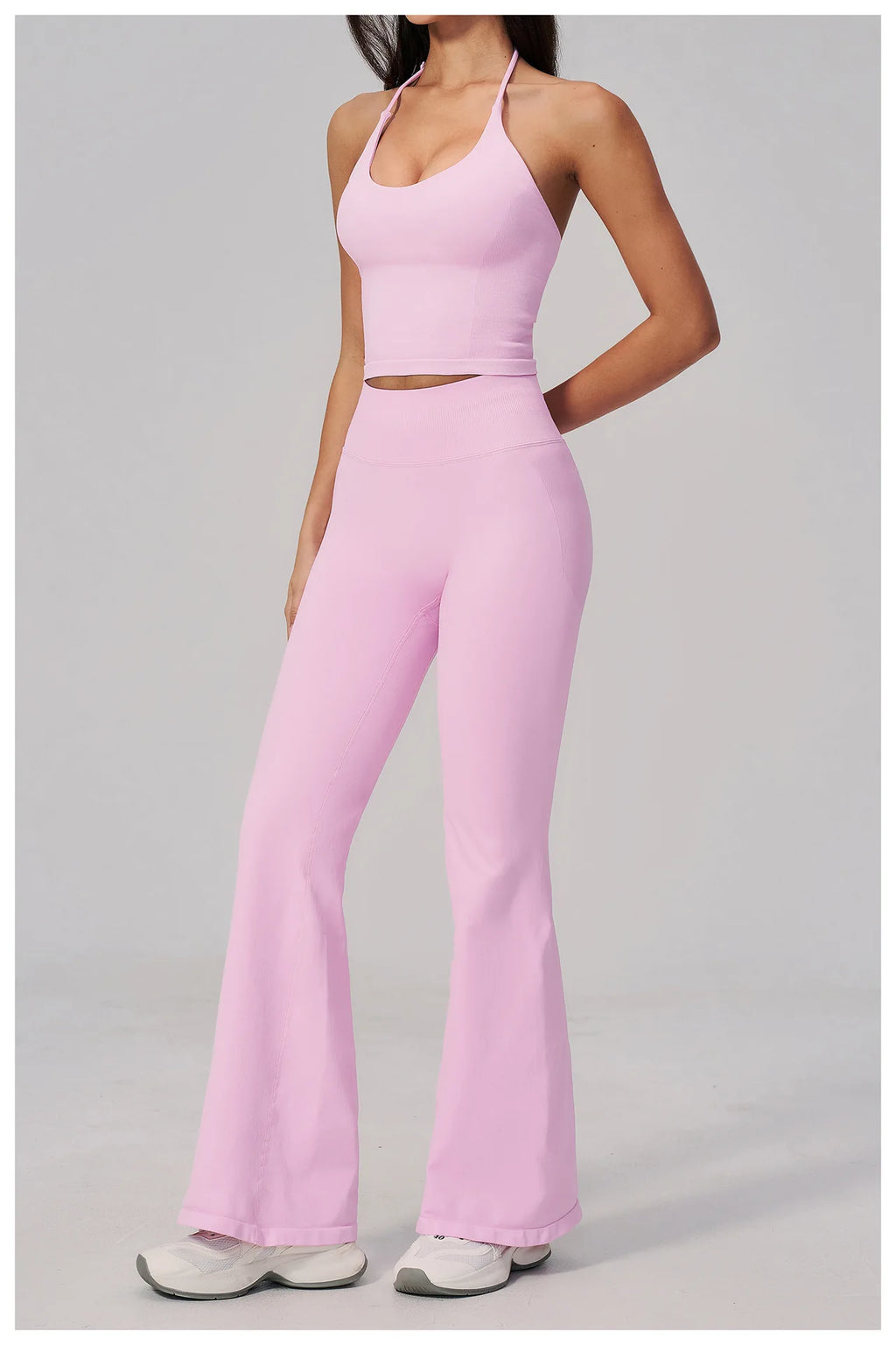 Conjunto de Yoga sin Costuras para Mujer, Ropa Deportiva, Conjunto de Fitness de 2 Piezas, Leggings y Sujetador Deportivo Transpirable, Ropa Deportiva Femenina