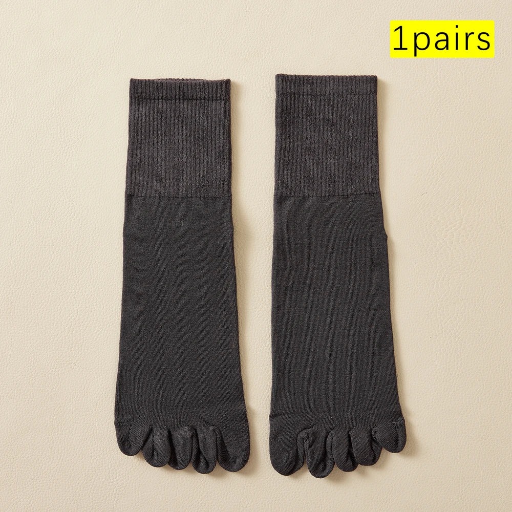 Gran oferta de calcetines de algodón para hombre, calcetines largos que absorben la humedad, Control de olores, diseño de punta sin costuras, para uso diario deportivo