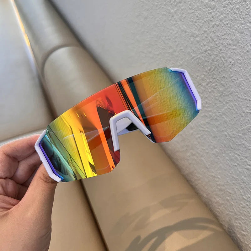 Gafas antiluz para senderismo y ciclismo, 2 uds., UV400, Protector de ojos a prueba de arena, gafas para deportes al aire libre, lentes antiradiación