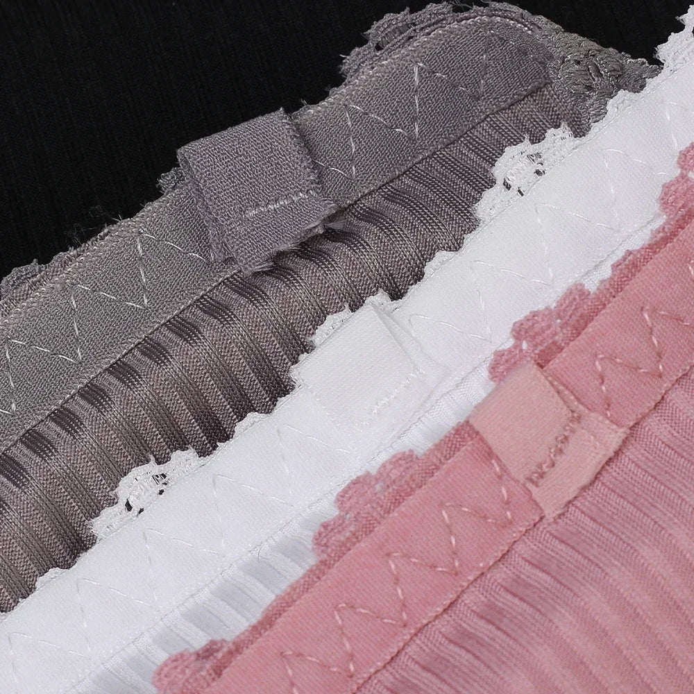 Sujetadores sin tirantes de verano para mujer, Tops sexis de encaje en la espalda para el pecho, ropa interior transpirable sin costuras, sujetador Invisible sólido para envolver el pecho