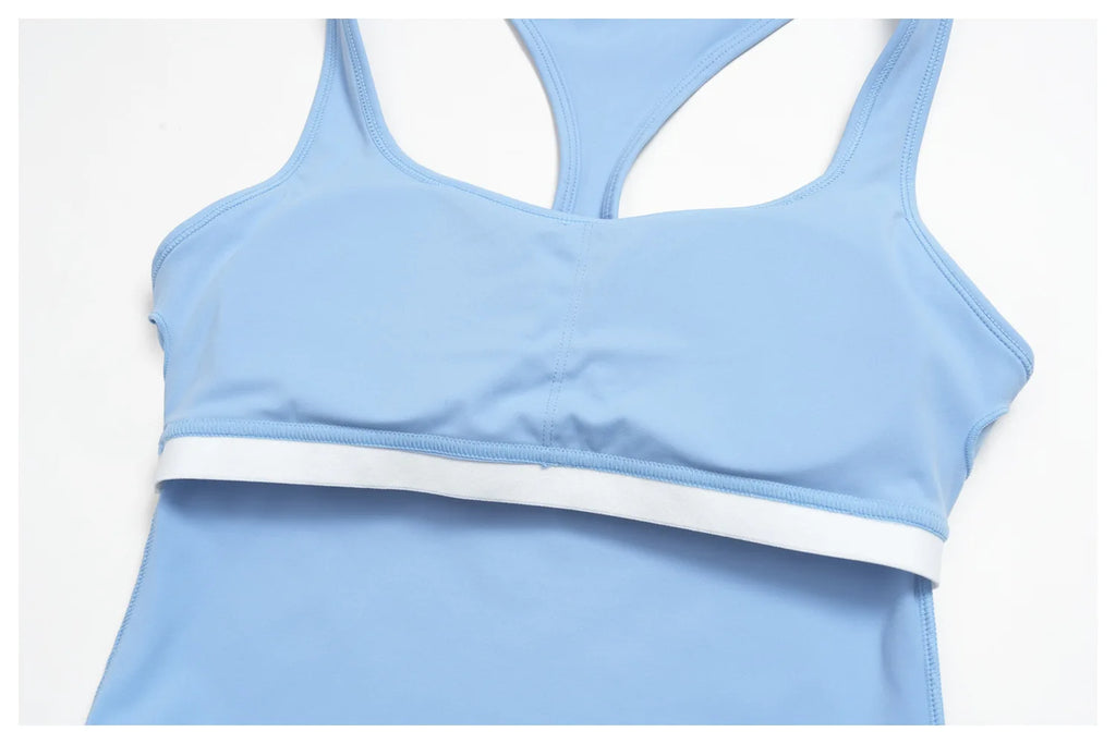 Conjunto Deportivo de Yoga para Mujer, Conjunto de Dos Piezas, Pantalones y Top, Ropa Deportiva para Gimnasio, Yoga y Entrenamiento