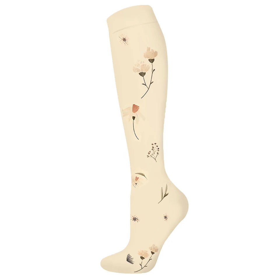 Nuevos calcetines de compresión deportivos para venas varicosas, calcetines médicos de nailon para enfermería, aptos para correr, saltar, antifatiga