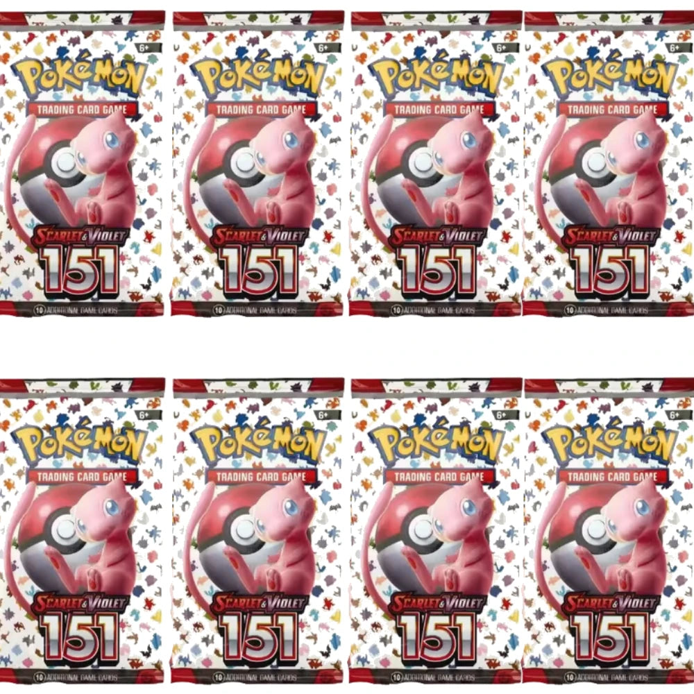 40 Uds. Tarjeta de Pokémon prismática 151 evoluciones inglés Booster Battle juego de cartas de Pokémon Carte Trading tarjetas de colección regalo