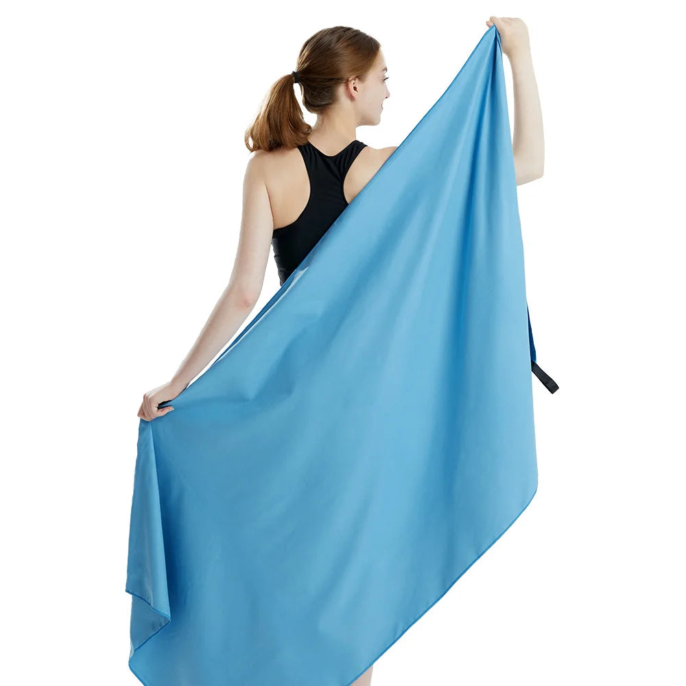 Toalla de microfibra de secado rápido, toalla de viaje, toalla deportiva, toalla de playa a prueba de arena, toalla ligera suave para nadar, Yoga, gimnasio