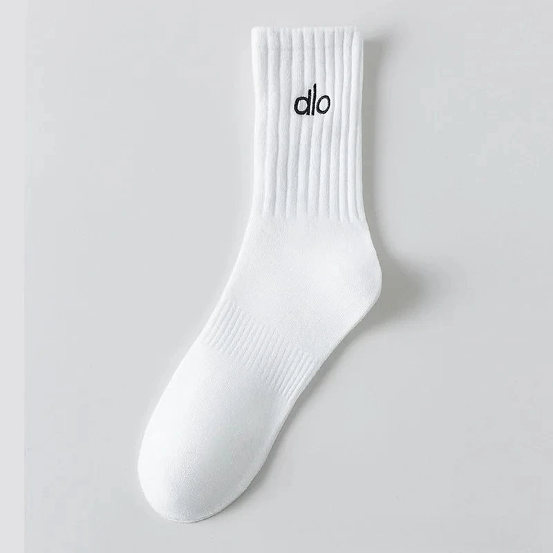 Calcetines dlo de algodón puro antiolor, aptos para todas las estaciones, medias 100% algodón, para jóvenes estudiantes, talla grande, calcetines de baloncesto.