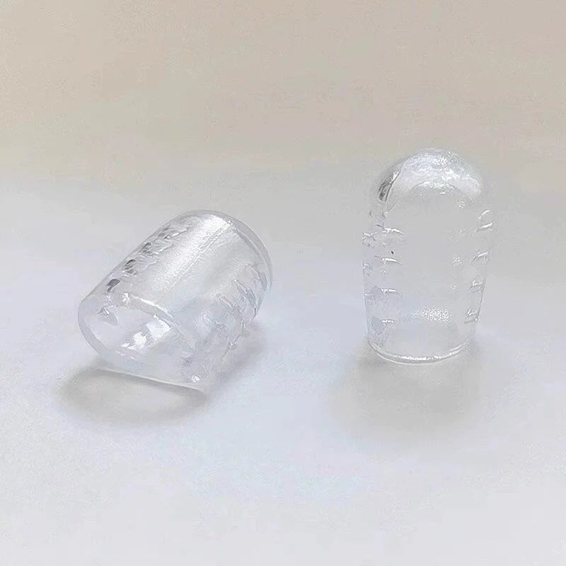 Protectores de dedos de silicona transparentes y transpirables de alta elasticidad, previenen ampollas, callos y durezas, cuidado de los pies antifricción