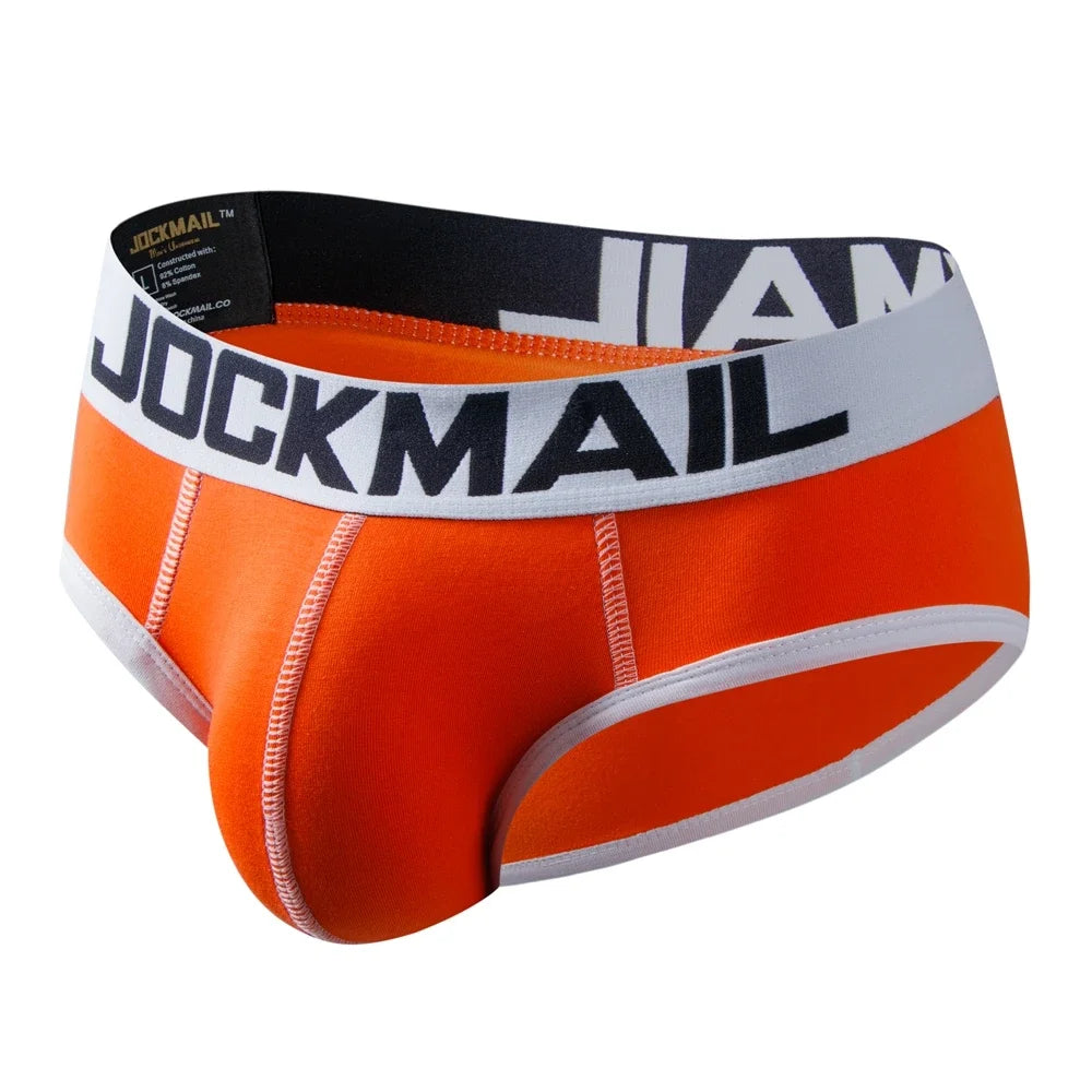 Calzoncillos sexis de marca para Hombre, Bikini, ropa interior masculina, Calzoncillos para Hombre, calzoncillos de algodón para Hombre, Cuecas, ropa interior, uso diario JM339