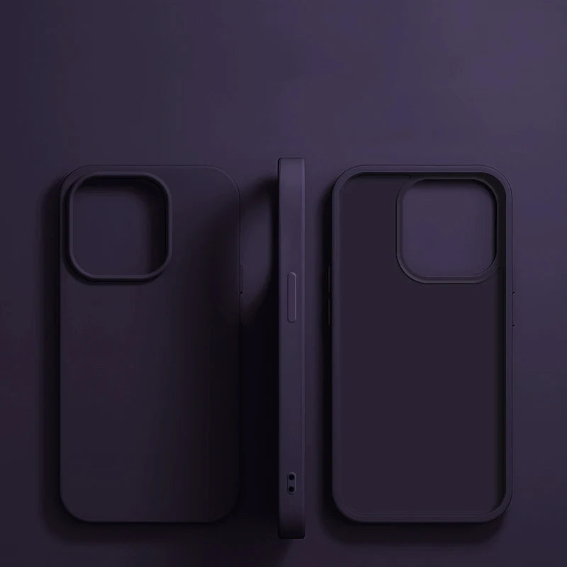 Funda de teléfono de silicona líquida de lujo para APPLE iPhone 11 13 12 14 15 16 Pro Max fundas para iPhone 15 Plus funda protectora a prueba de golpes