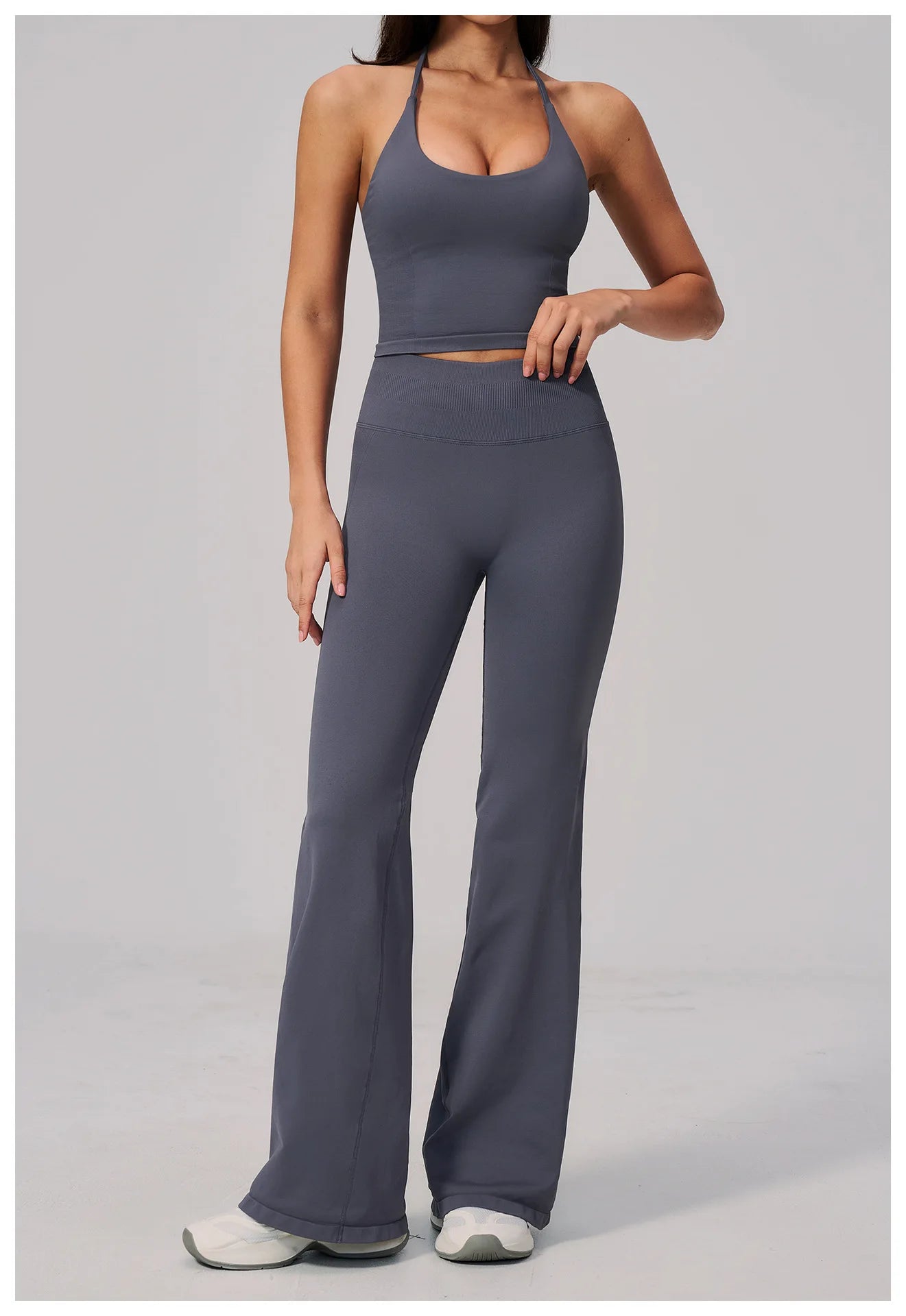 Conjunto de Yoga sin Costuras para Mujer, Ropa Deportiva, Conjunto de Fitness de 2 Piezas, Leggings y Sujetador Deportivo Transpirable, Ropa Deportiva Femenina