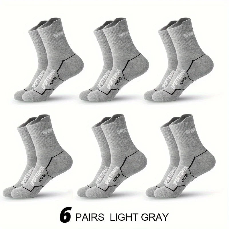 6 pares de calcetines calcetines cortos para hombre calcetines de baloncesto absorbentes y olorosos calcetines deportivos para correr calcetines de malla transpirable para hombre
