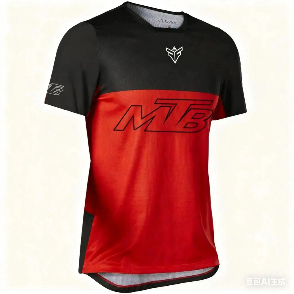 Camisetas de Ciclismo de Montaña, Camiseta de Manga Corta para Deportes al Aire Libre, Ropa Deportiva de Manga Corta para Padres e Hijos