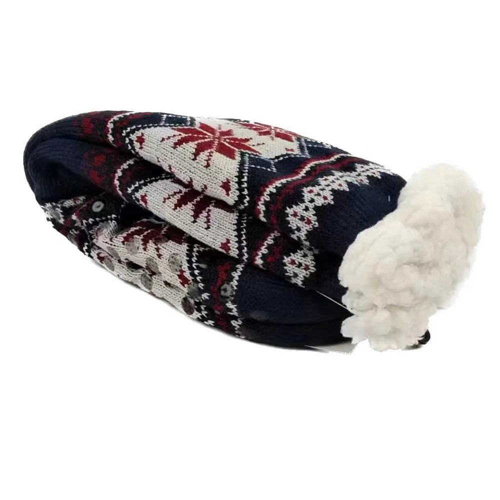 Calcetines de invierno para hombre, calcetín corto esponjoso y cálido de terciopelo suave, térmico, antideslizante, peludo, regalos gruesos, novedad de 2023