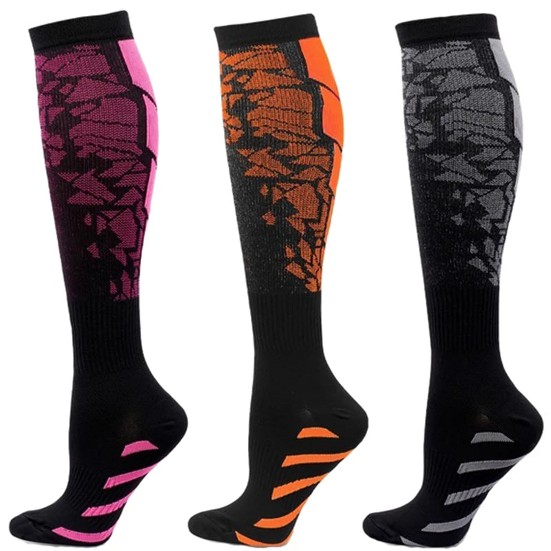 Calcetines de compresión para correr, calcetines deportivos para enfermería médica, 20-30mmHg, para viajes en vuelo, embarazo, Edema, Diabetes, venas varicosas