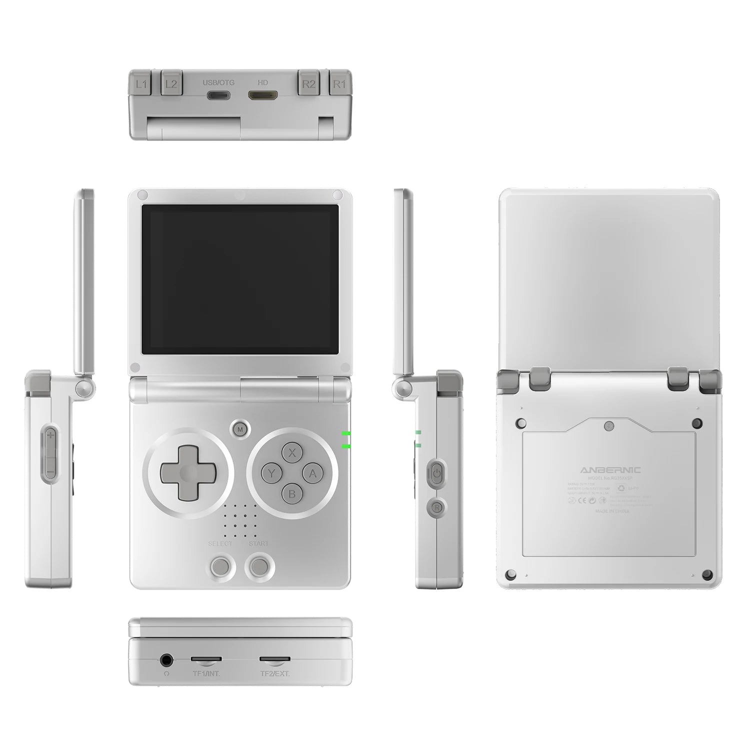 Consola de Juegos Portátil Anbernic RG35XXSP con Pantalla IPS de 3.5 Pulgadas 640*480, Linux, WIFI, Reproductor de Videojuegos Retro, 3300mAh, +5000 Juegos